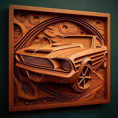 3D модель St Ford Street Racing игра (STL)